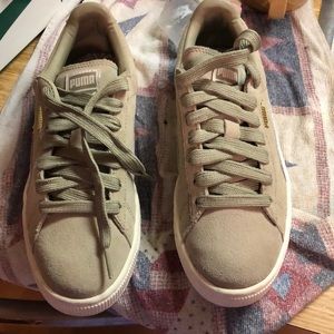 Suede classic green puma